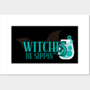 Witches Party Drinking Halloween Costume Gift Posters and Art